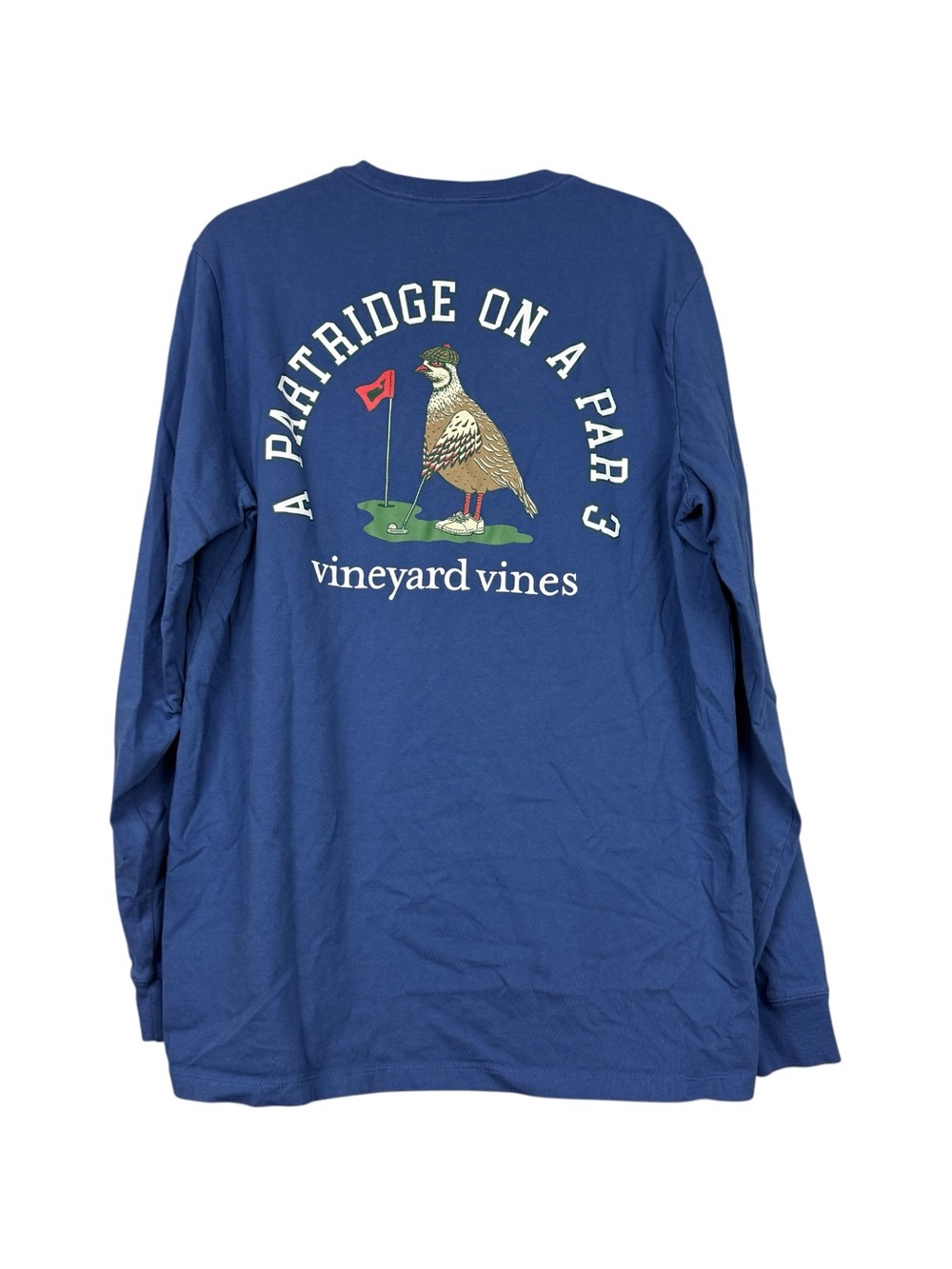 Vineyard Vines Partridge on a Par 3 Golf Graphic Long Sleeve Tee - Picture 3 of 5